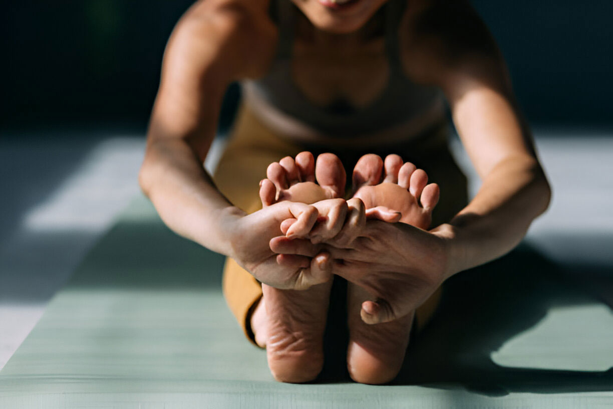 yoga poses for relieving foot pain