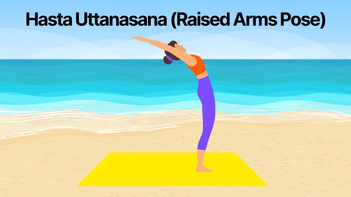 Hasta Uttanasana Raised Arms Pose